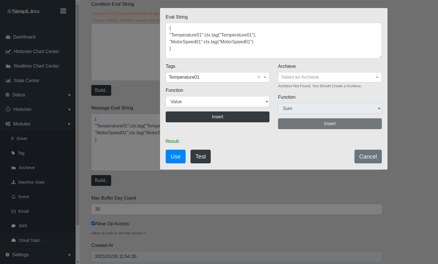 SMX-RNS20 — Modules → Cloud Topic