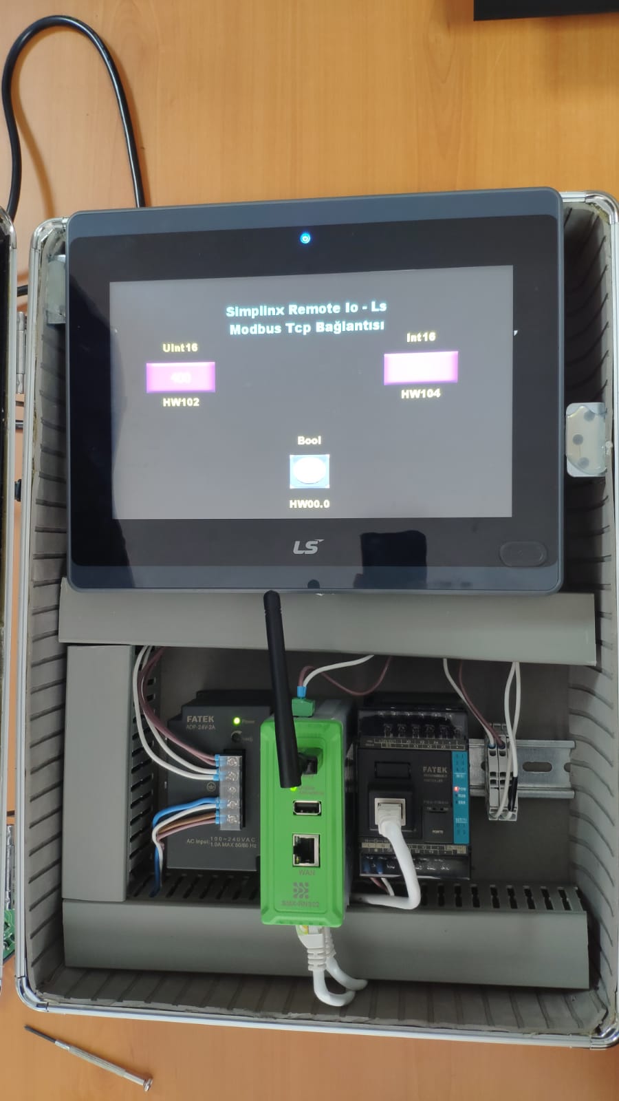 System overview: SMX-RNS20 connected to LS Electric panel