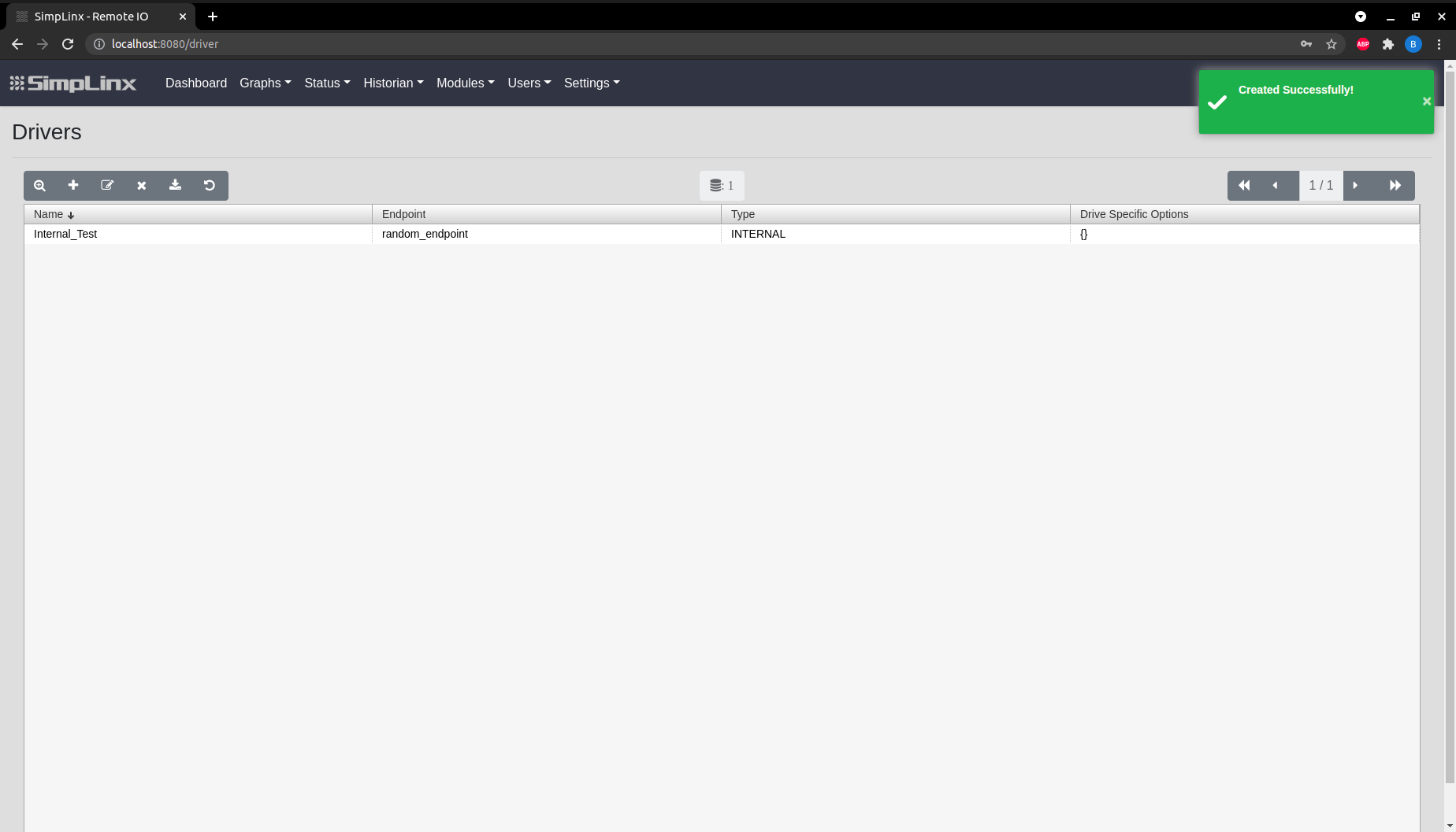 SX-IO — saving internal driver