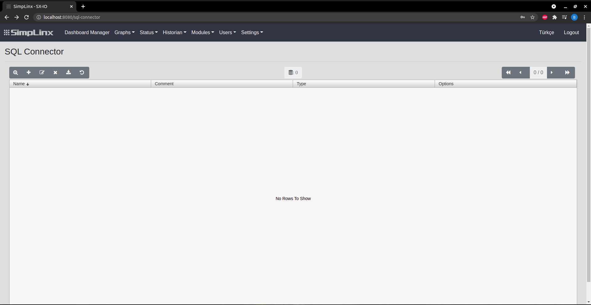 SX-IO — Add new SQL connection