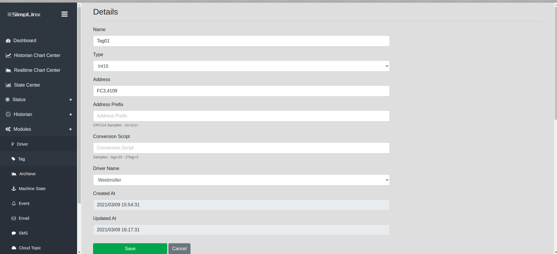 Remote IO — tag creation for Weidmüller registers